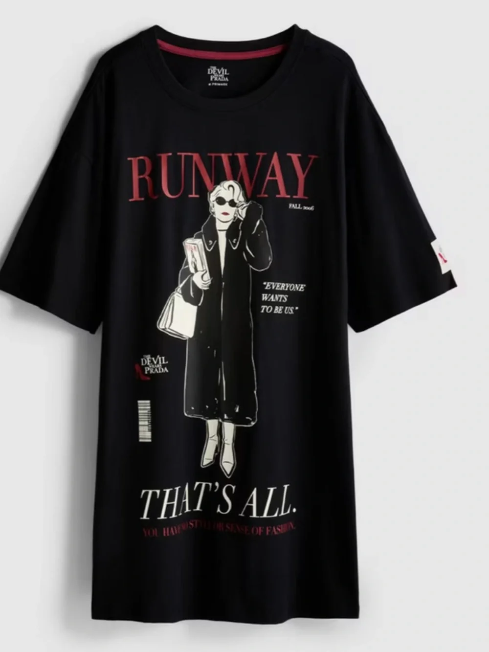Devil Wears Prada 2 Pajama Cotton Nightshirt - Picture 1 of 6